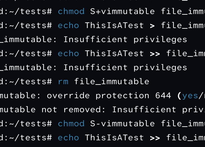 System Attributes in your filesystem