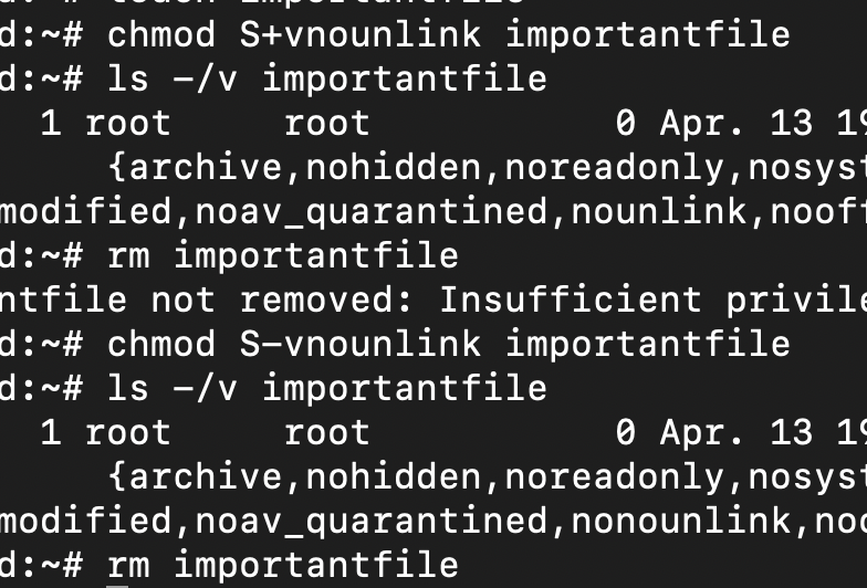Protecting files from accidental deletion